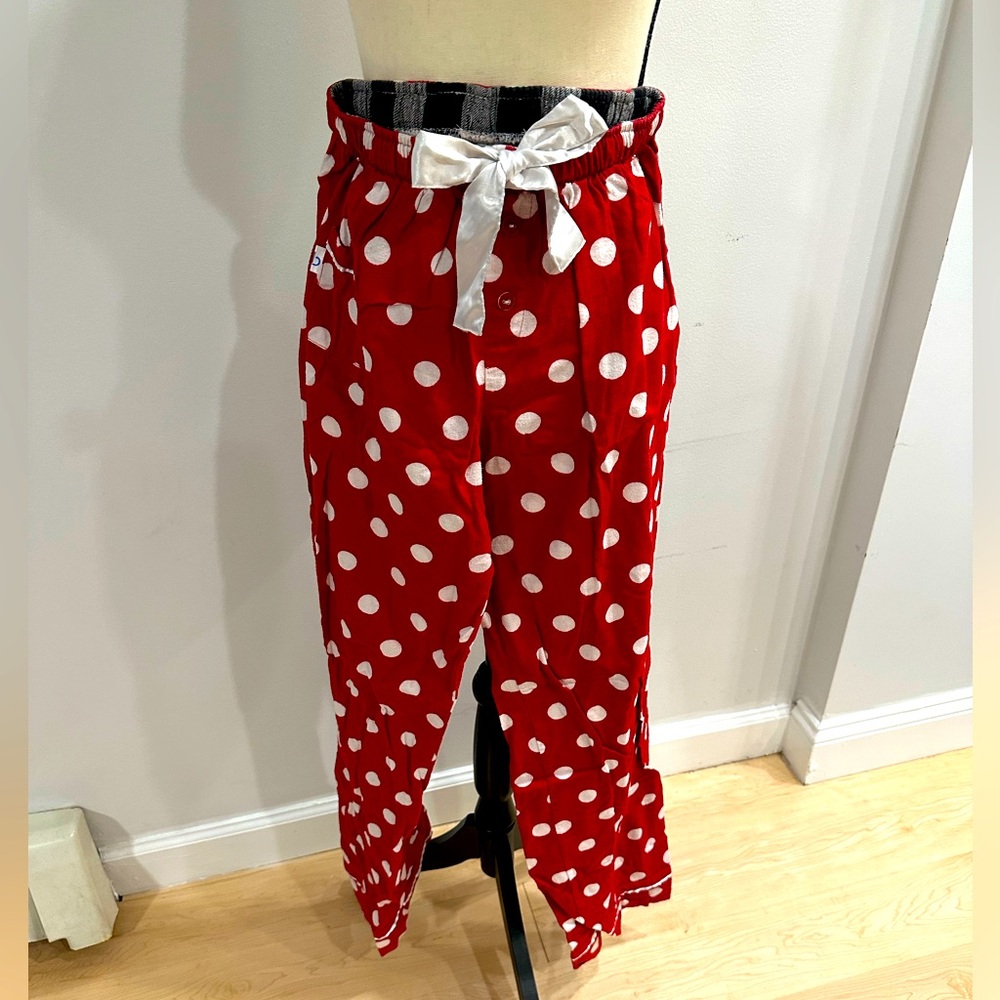 Boxercraft red with polka dot pajama pants - size M